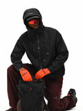 Full Pressure Glue Double Oblique Zipper Halsok Line Shell Jacketr